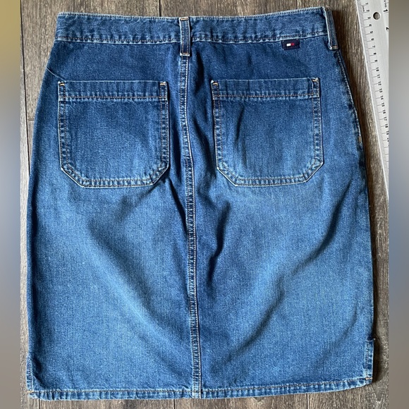 6 Tommy Hilfiger 90’s midi denim skirt. “Sharon” - Picture 2 of 4